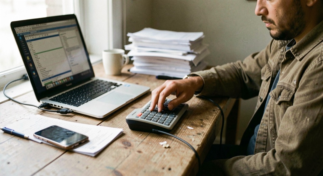 A documentary still life representing contact security, applied